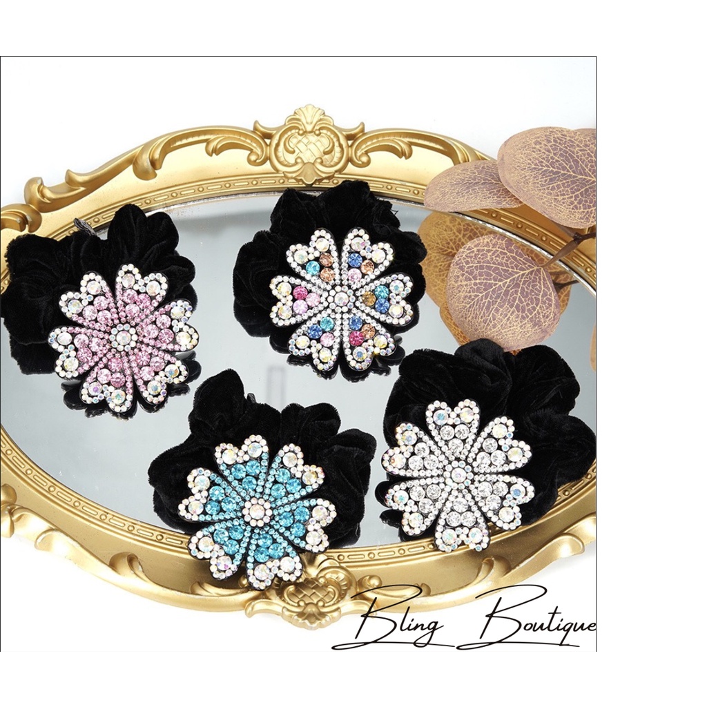 Buộc tóc giá rẻ - vải nhung mềm mại-Thời trang trung niên