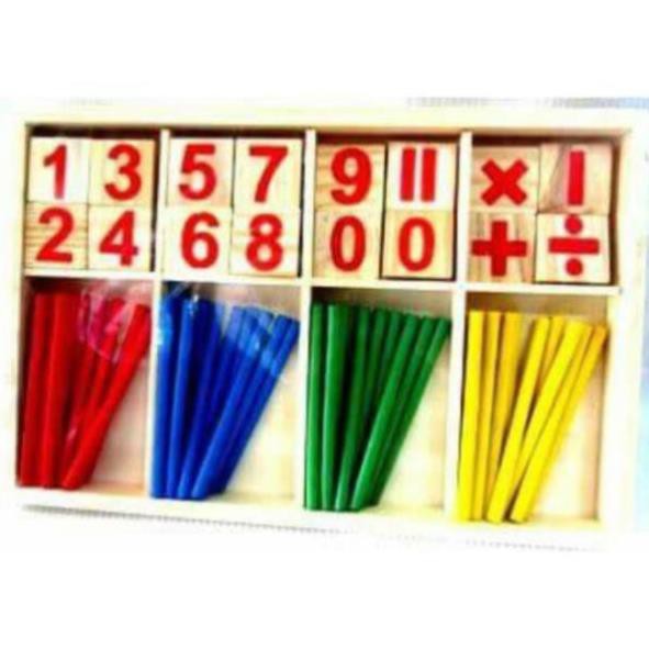 Bộ que tính bằng gỗ