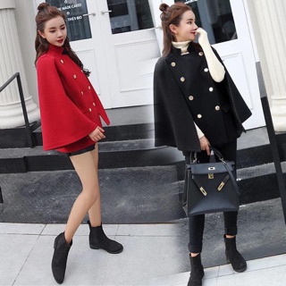 [Hàng order ] Áo dạ cape hàng QCCC