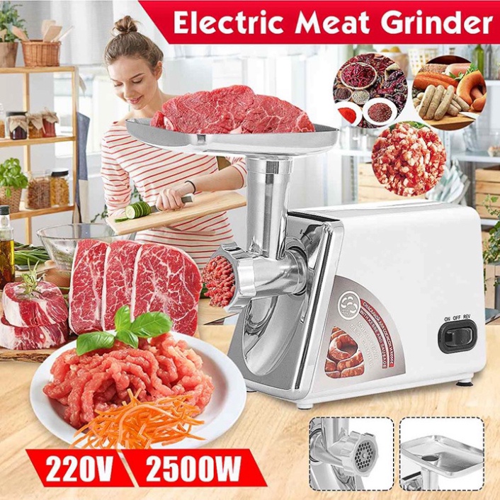 Máy Xay Thịt Cá, Đùn Xúc Xích Làm Lạp Xướng SOKANY SK312 2500W