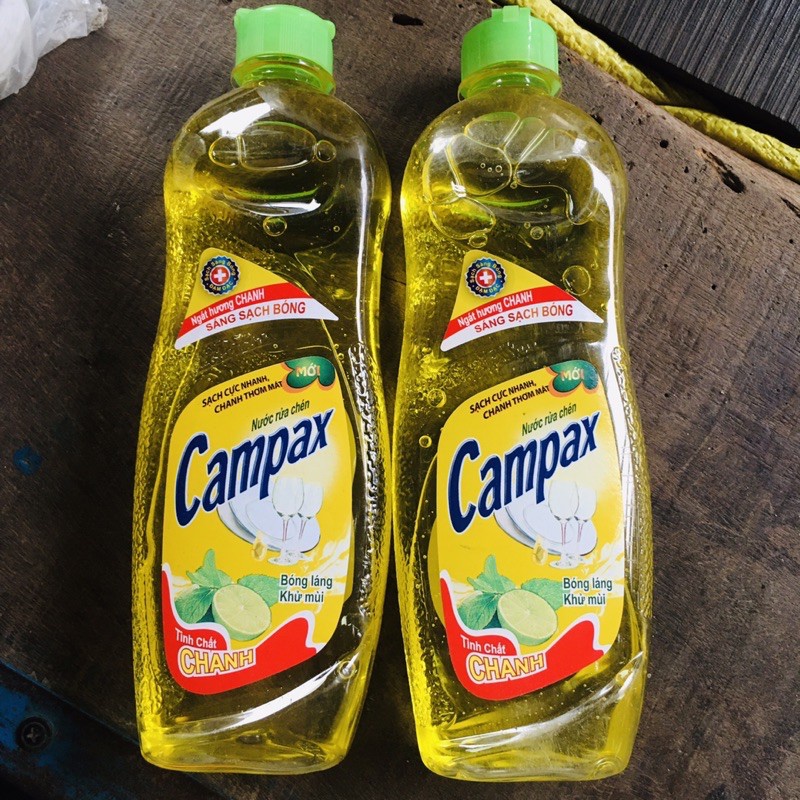 Nước rửa chén Campax hương chanh chất tẩy rửa chén đĩa nuoc rua chen 750ml [TAPH1020]