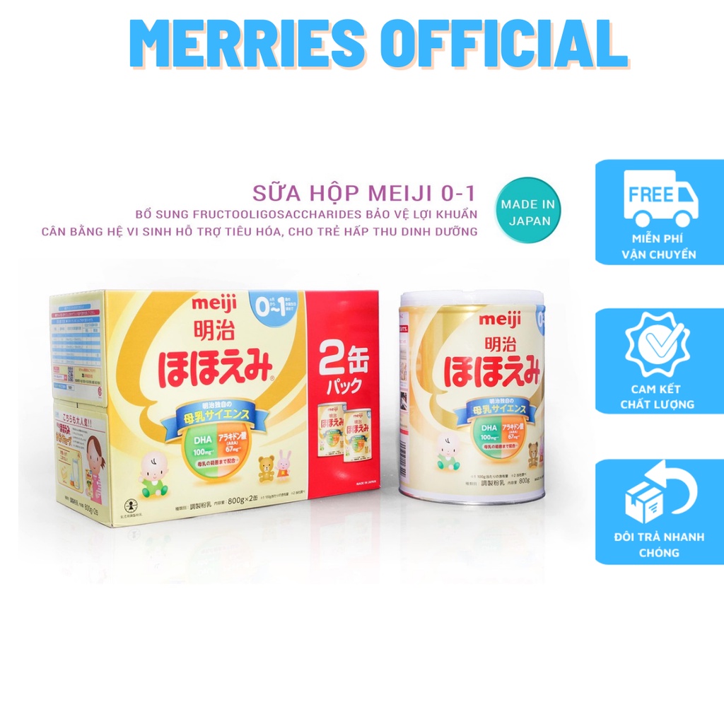 [SET 2] SỮA MEIJI NỘI ĐỊA NHẬT BẢN 800g