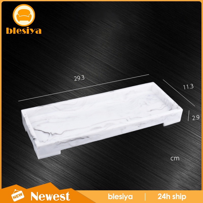 Marble Vanity Tray Rectangle Storage Tray for Wedding Party Home Hotel