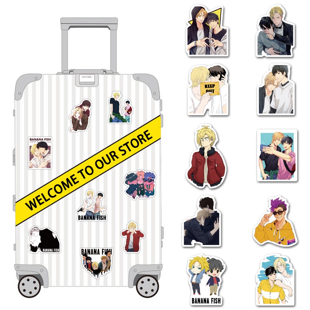 ❉ BANANA FISH - Series 01 Anime Stickers ❉ 50Pcs/Set Waterproof DIY Fashion Decals Doodle Stickers