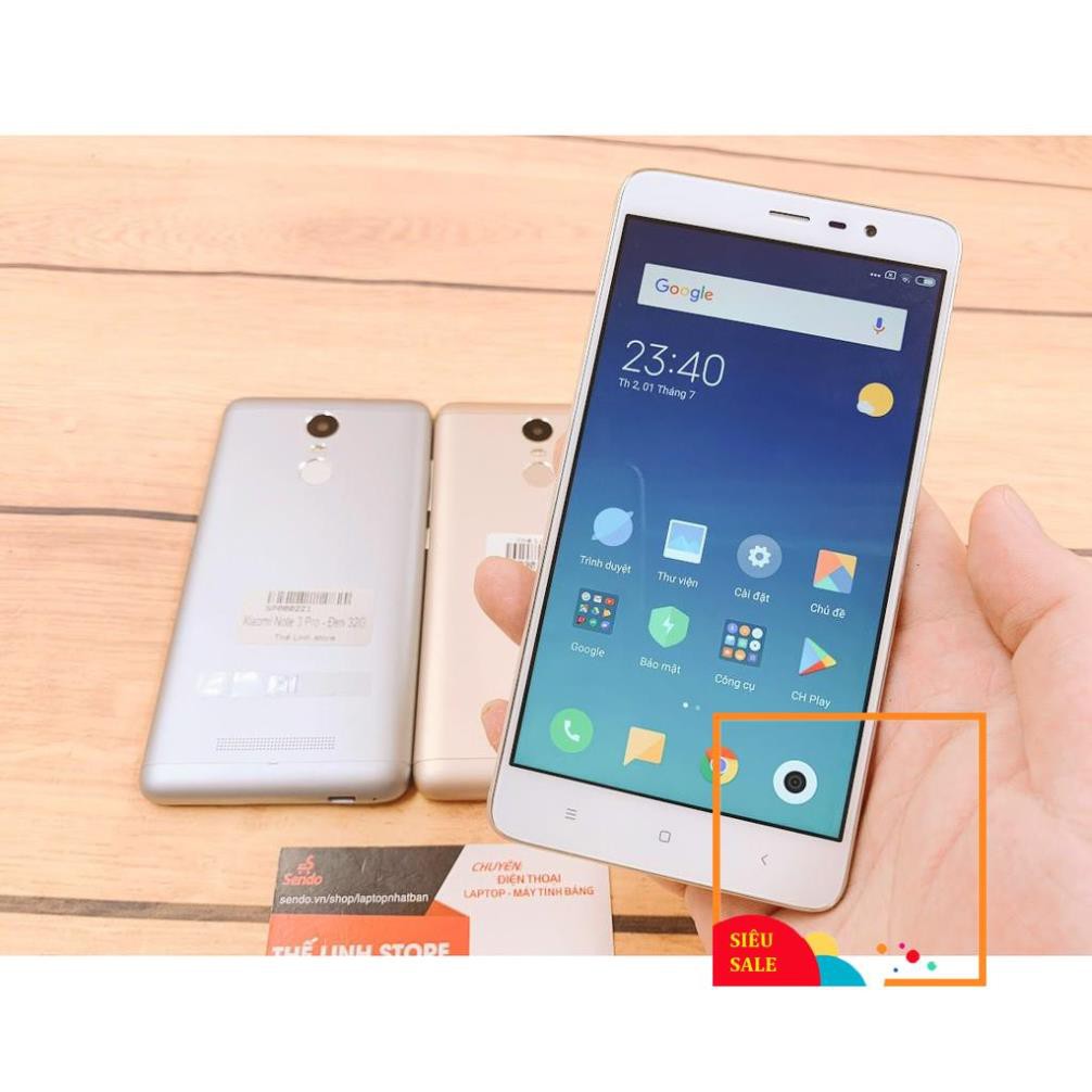 ĐIện thoại Xiaomi Redmi Note 3 Pro 2 Sim - Snap 650 Tặng Ốp