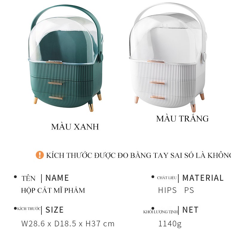 Kệ Để Mỹ Phẩm Cao Cấp, Hộp Đựng Mỹ Phẩm Nhập Khẩu( PNMP6) | BigBuy360 - bigbuy360.vn