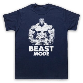 Áo thun thể thao nam cổ tròn ngắn tay in chữ Beast Mode độc đáo