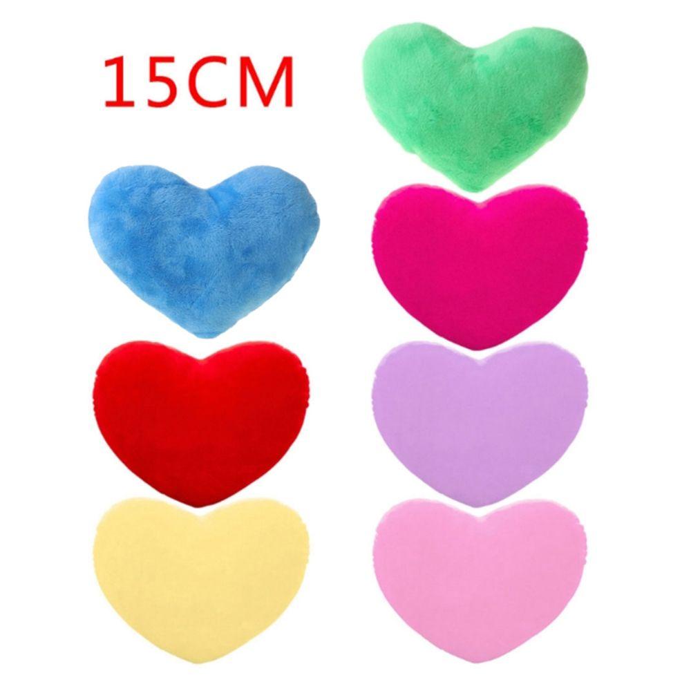 Gối Nhồi Bông Hình Trái Tim Nhiều Màu Sắc Đa Năng