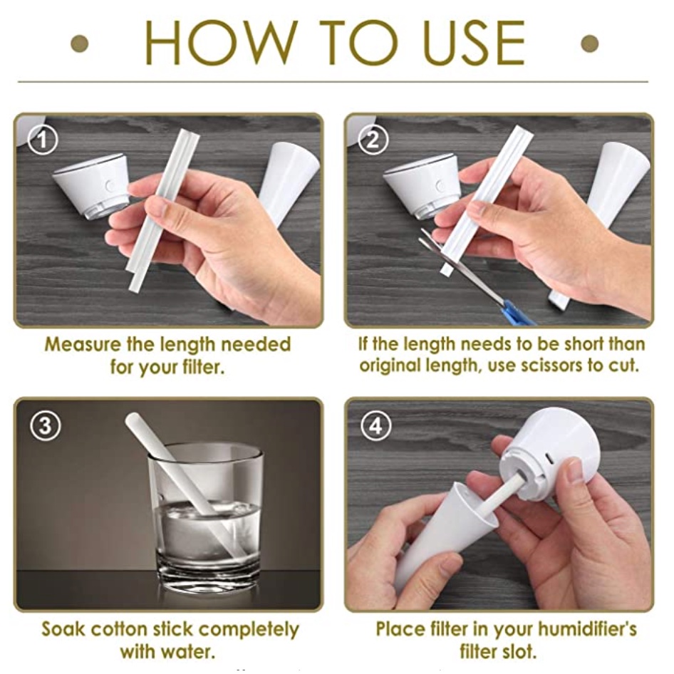 Lõi Lọc Cotton Thay Thế Chuyên Dụng Cho Máy Tạo Độ Ẩm Không Khí