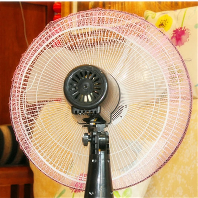 Lưới bọc quạt điện giúp bảo vệ an toàn cho bé