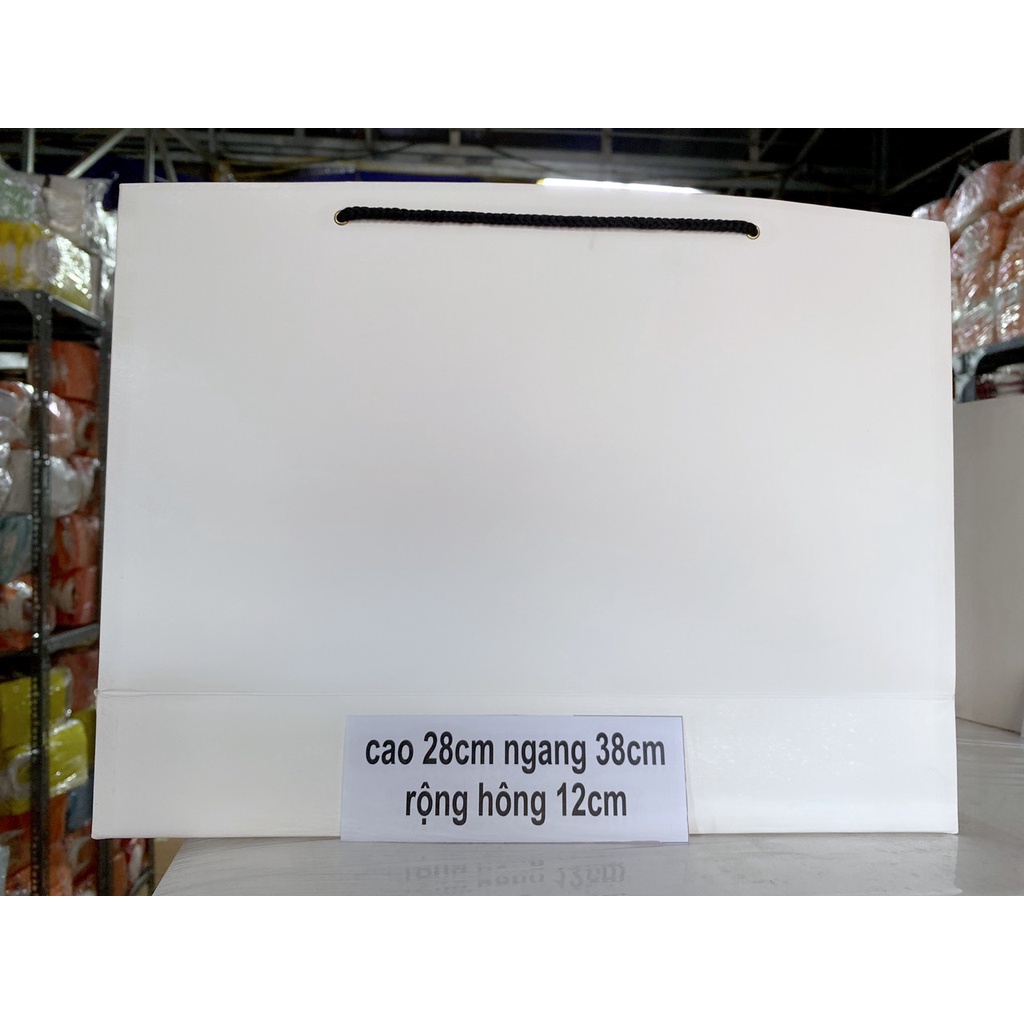 10 cái Túi giấy đựng giày - Túi đựng Hoa - Túi đựng quần áo - túi đựng quà - túi giấy trắng