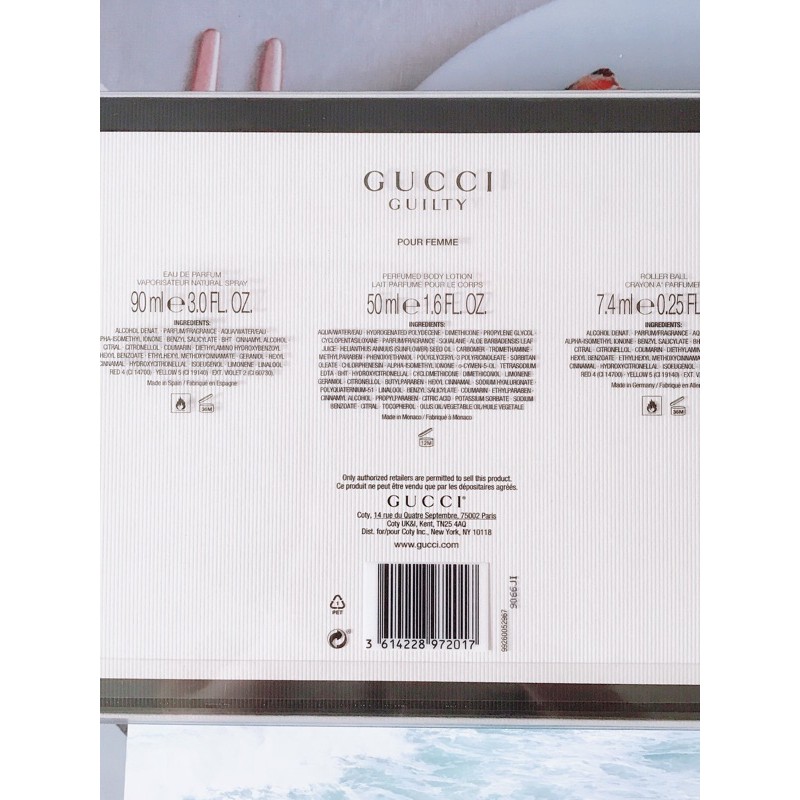 Set Nước hoa Gucci Guilty Pour Femme