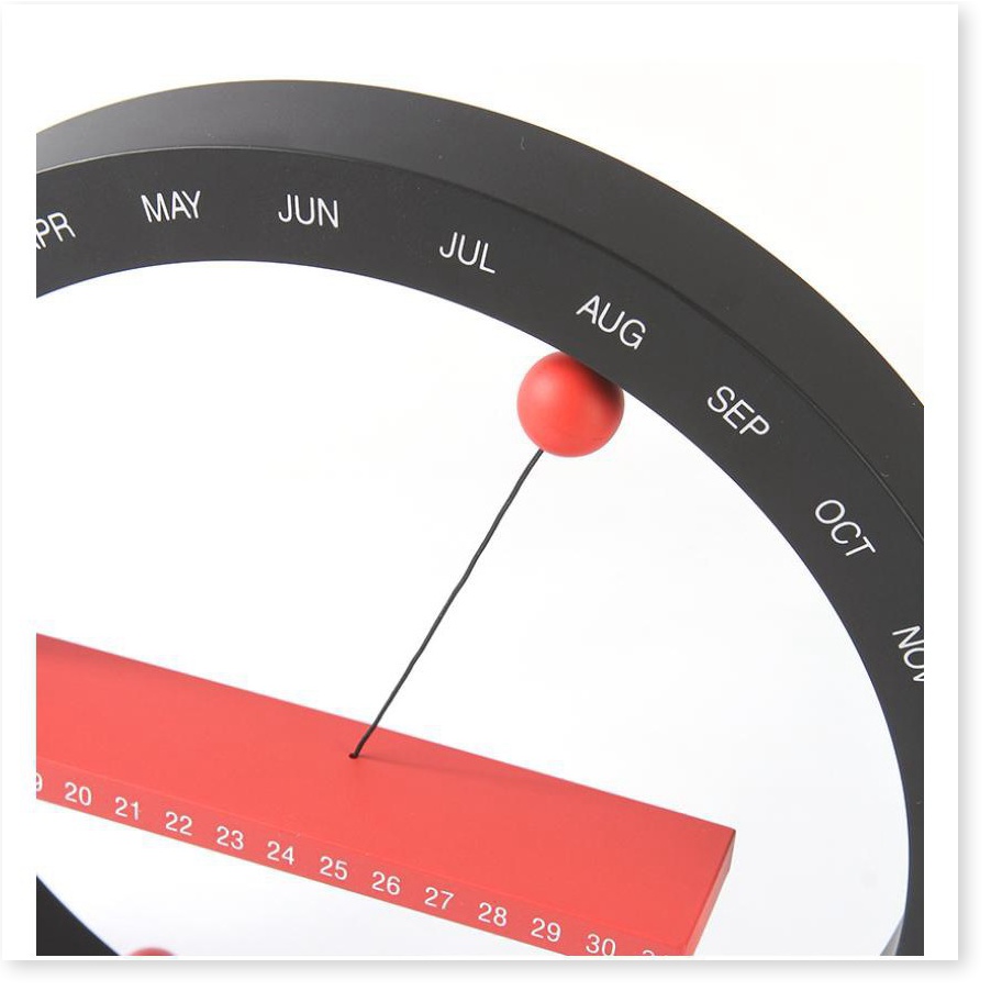 Hàng new-  Lịch nam châm để bàn Red Mag Deco Retro