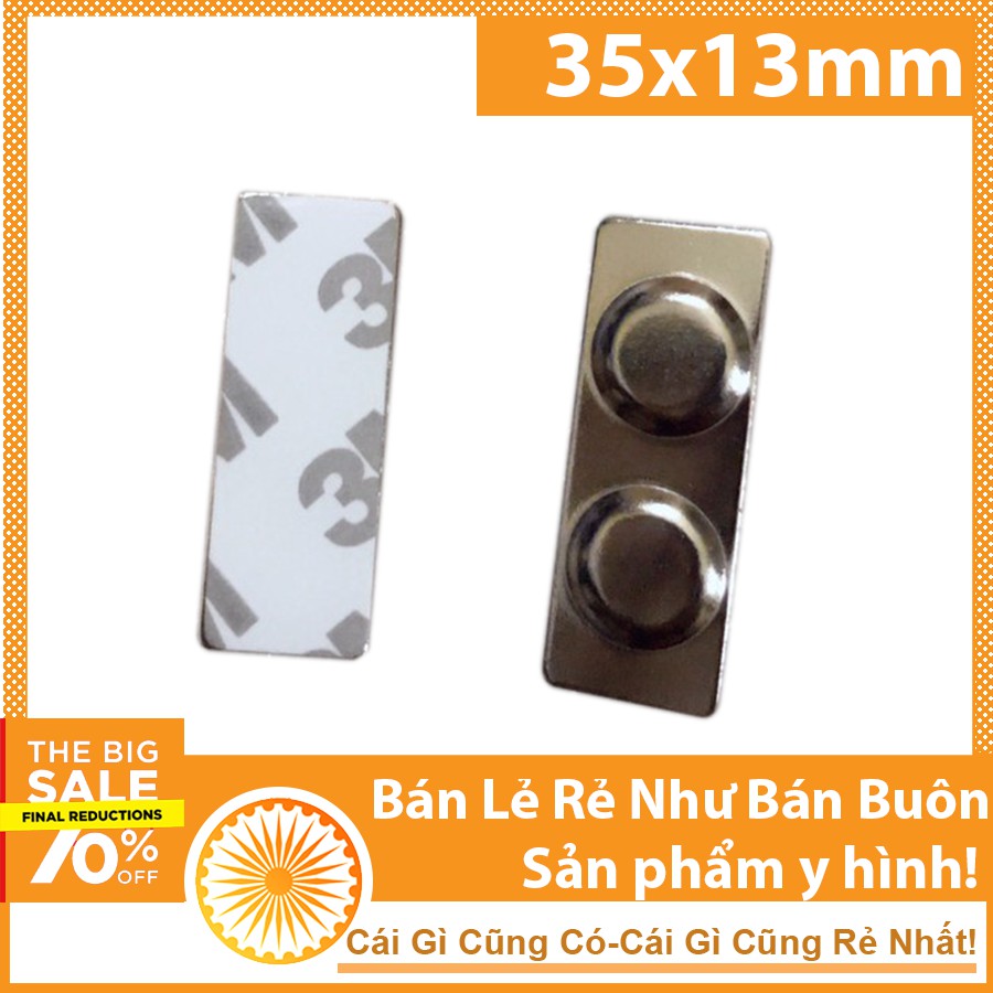 Nam châm thẻ tên 35x13mm