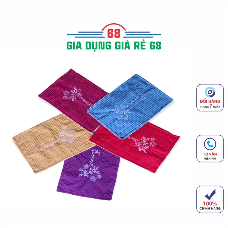 Vỏ Gối Đầu Người Lớn-Áo Gối Đầu Cao Cáp Thêu Hoa-Hàng Đẹp | BigBuy360 - bigbuy360.vn