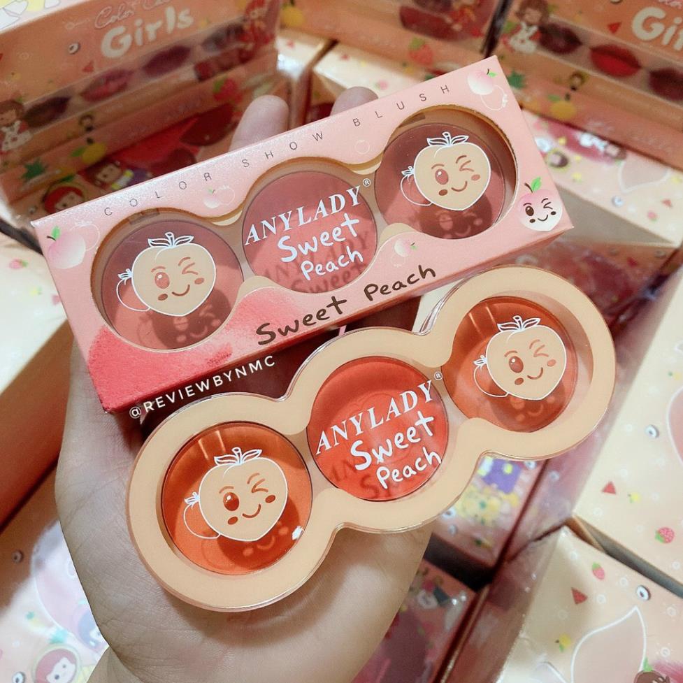 Má hồng 3 ô tròn ❤️  Any Lady Sweet Peach❤️ | BigBuy360 - bigbuy360.vn