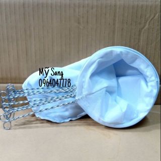 Vợt vải lưới lọc pha trà cà phê tiện dụng