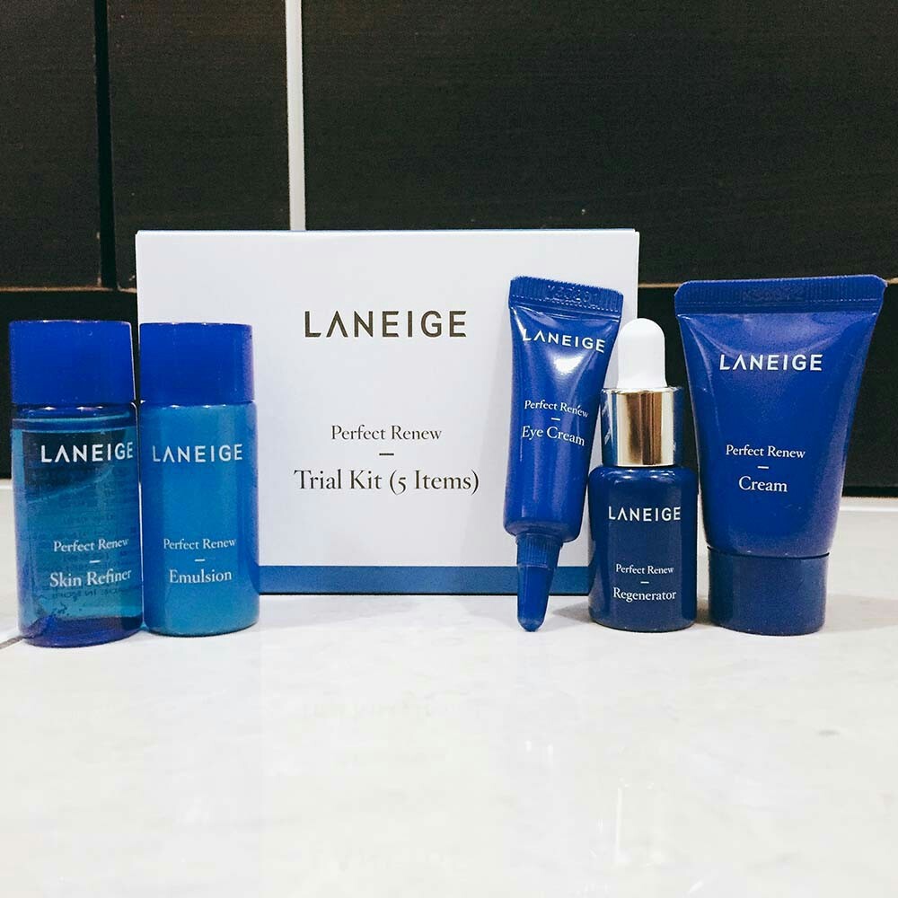 Bộ Kit Dưỡng Da Laneige Perfect Renew Trial Kit 5 Items