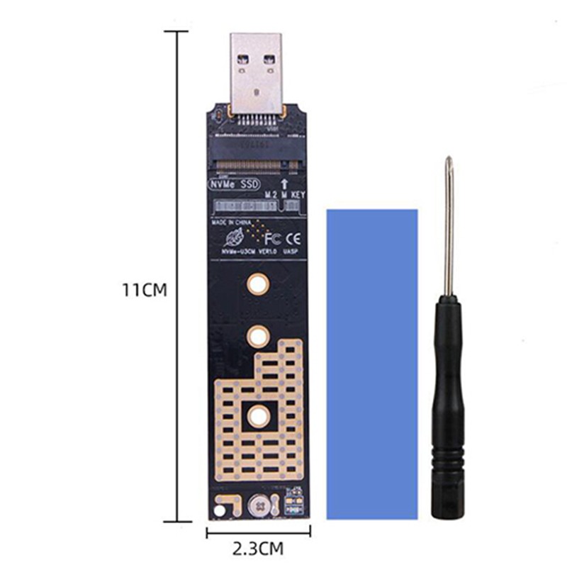 Thẻ chuyển đổi NVME/SSD M.2/chíp cầu nối gen 2 USB 3.1 sang USB/Type-A/SSD M2 phím M cho Windows XP/7/8/10 MAC OS | BigBuy360 - bigbuy360.vn