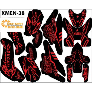 Tem trùm xe điện Xmen mã 38