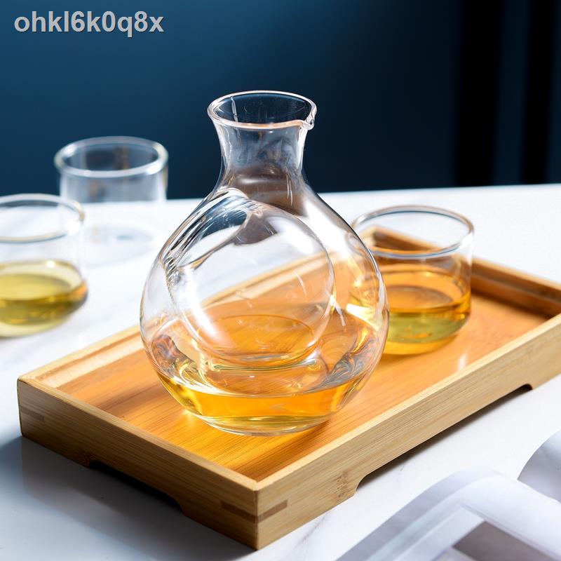 ◙ ✼ ○☫✠Bình đá thổi bằng tay, thủy tinh pha lê, rót rượu gia đình, cá tính, ngoại, ly trắng, dụng cụ làm