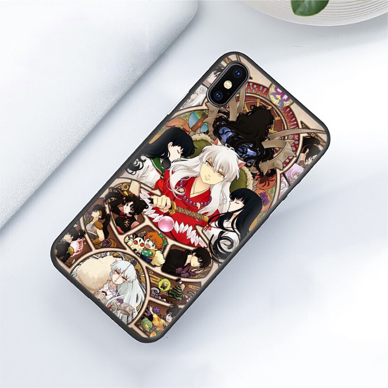 ốp điện thoại In Hình Phim Hoạt Hình Inuyasha Cho Iphone 11 12 Pro Mini Xs Max Xr X