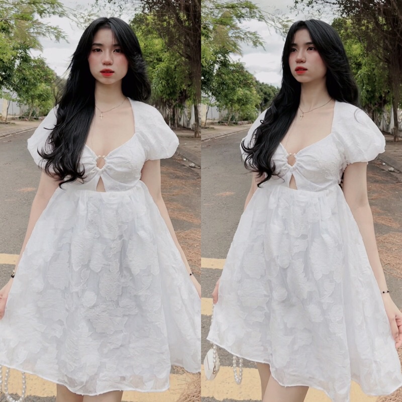 ĐẦM TAY PHỒNG KHOÉT LƯNG RÚT NGỰC