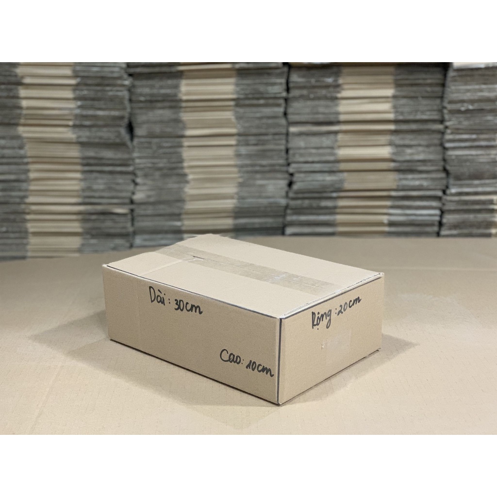 30x20x10 combo 50 hộp carton đóng hàng SL01