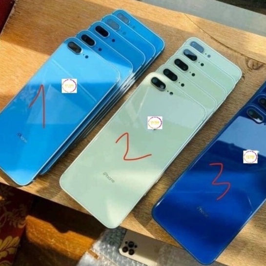 vỏ sườn thay thế 8plus viền vuông cực chất