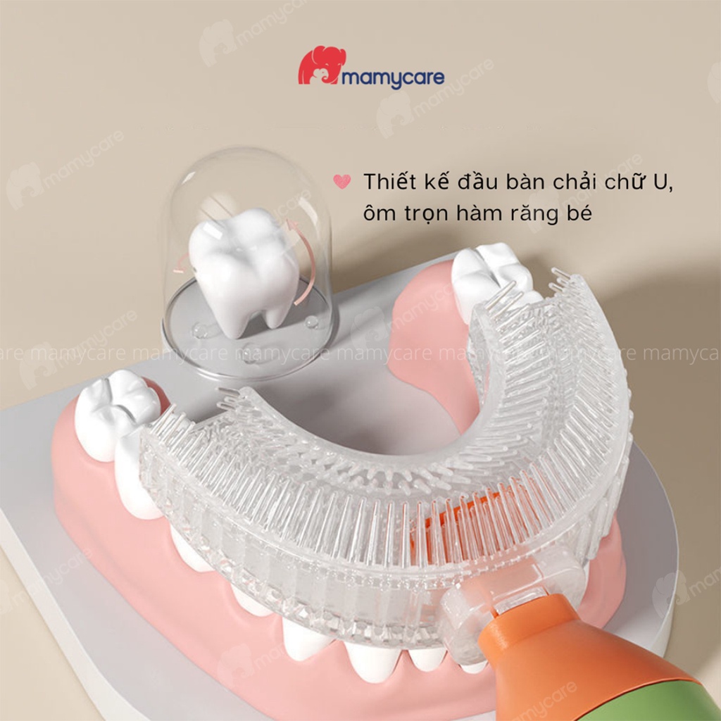 Bàn chải đánh răng cho bé chữ U silicon 1 đến 12 tuổi – MINMY BABY