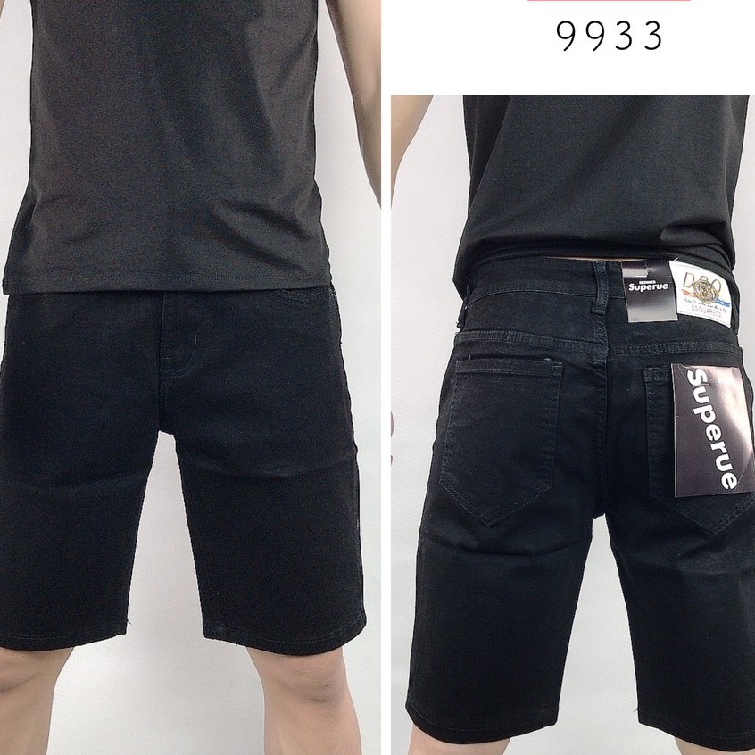 Quần Short Jeans Nam Form Chuẩn - Quần Jean Ngố Nam Cao Cấp