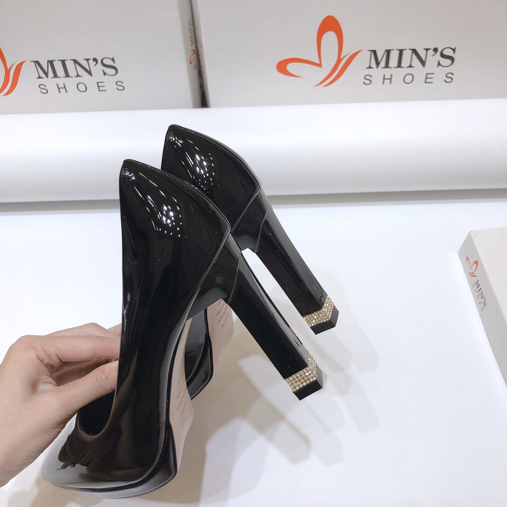 Min's Shoes - Giày Cao Cấp C80 Đen Bòng