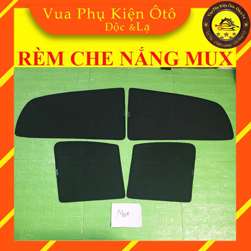 Rèm che nắng theo xe Isuzu MUX 2016-2019, 2020-2023- Bộ 4 tấm dính nam châm