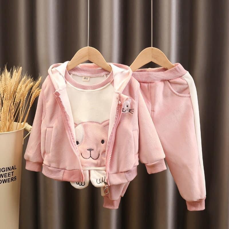 Set bộ 3 chi tiết cho bé trai bé gái