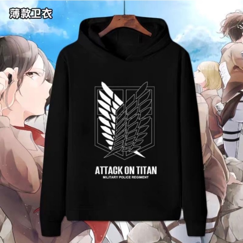 [ NHIỀU MẪU] Áo Hoodie Dài Nỉ Ấm Attack On Titan Cá Tính Cực HOT