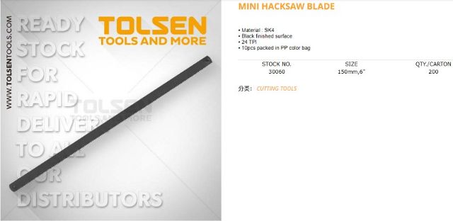 Bọc 10 lưỡi cưa 150mm Tolsen 30060 - hàng chính hãng