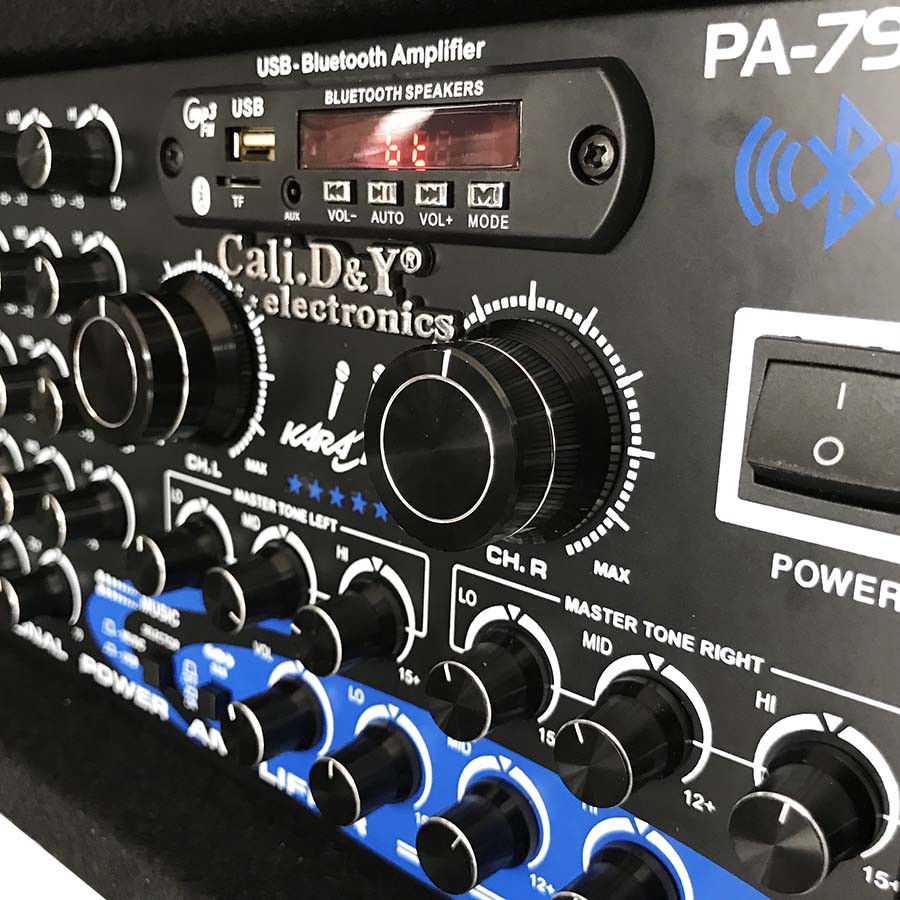 Ampli Bluetooth Sân Khấu Karaoke Hội Thảo Gia Đình Cali.D&Y PA-7900 - 2400W