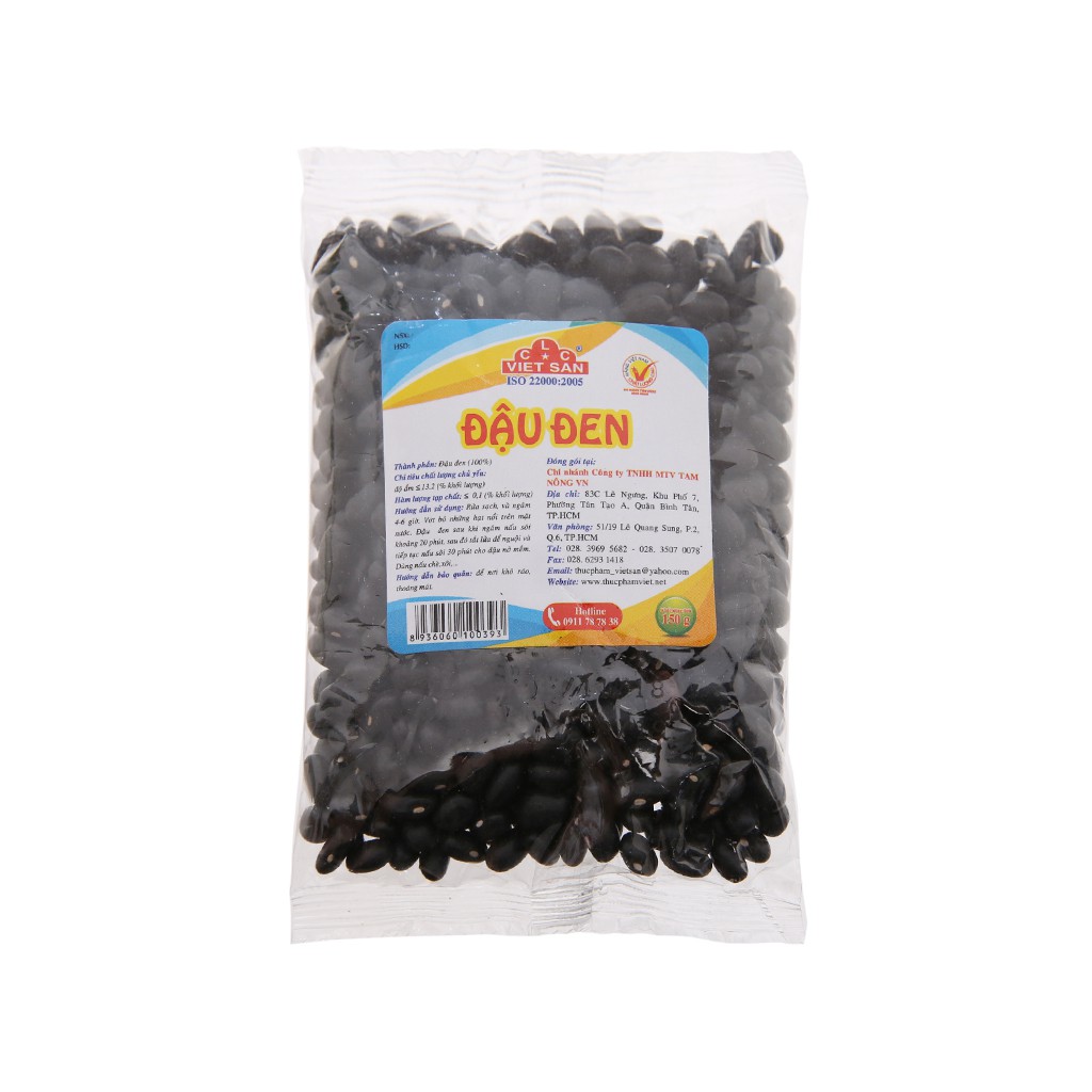 Đậu đen Việt San gói 150g