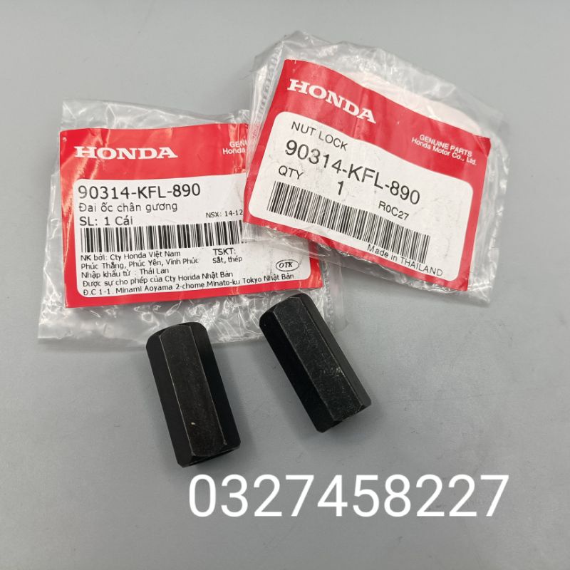 Ốc bắt nối chân gương chiếu hậu xe WAVE thái, FUTURE 1 zin honda