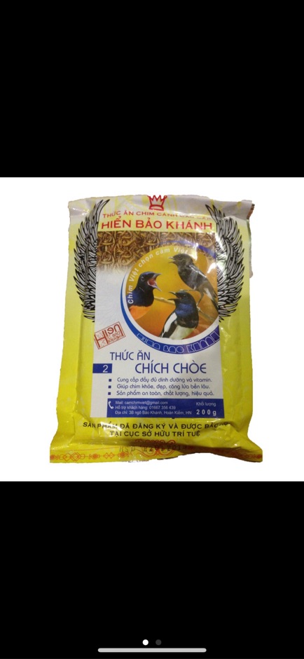 Cám choè hiển bảo khánh ( mua 10g khuyến mại 1 gói )