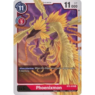 Thẻ bài Digimon - TCG - Phoenixmon / BT2-019'