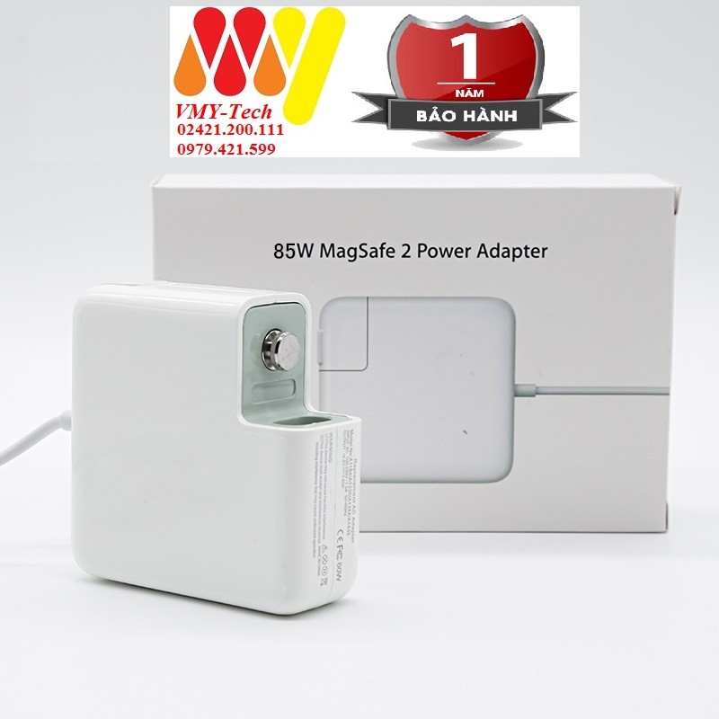 [Mã ELMS5 giảm 7% đơn 300K] FULL BOX Adapter Macbook 85W Magsafe 1 Sạc chân L A1343 A1290 A1222 A1172