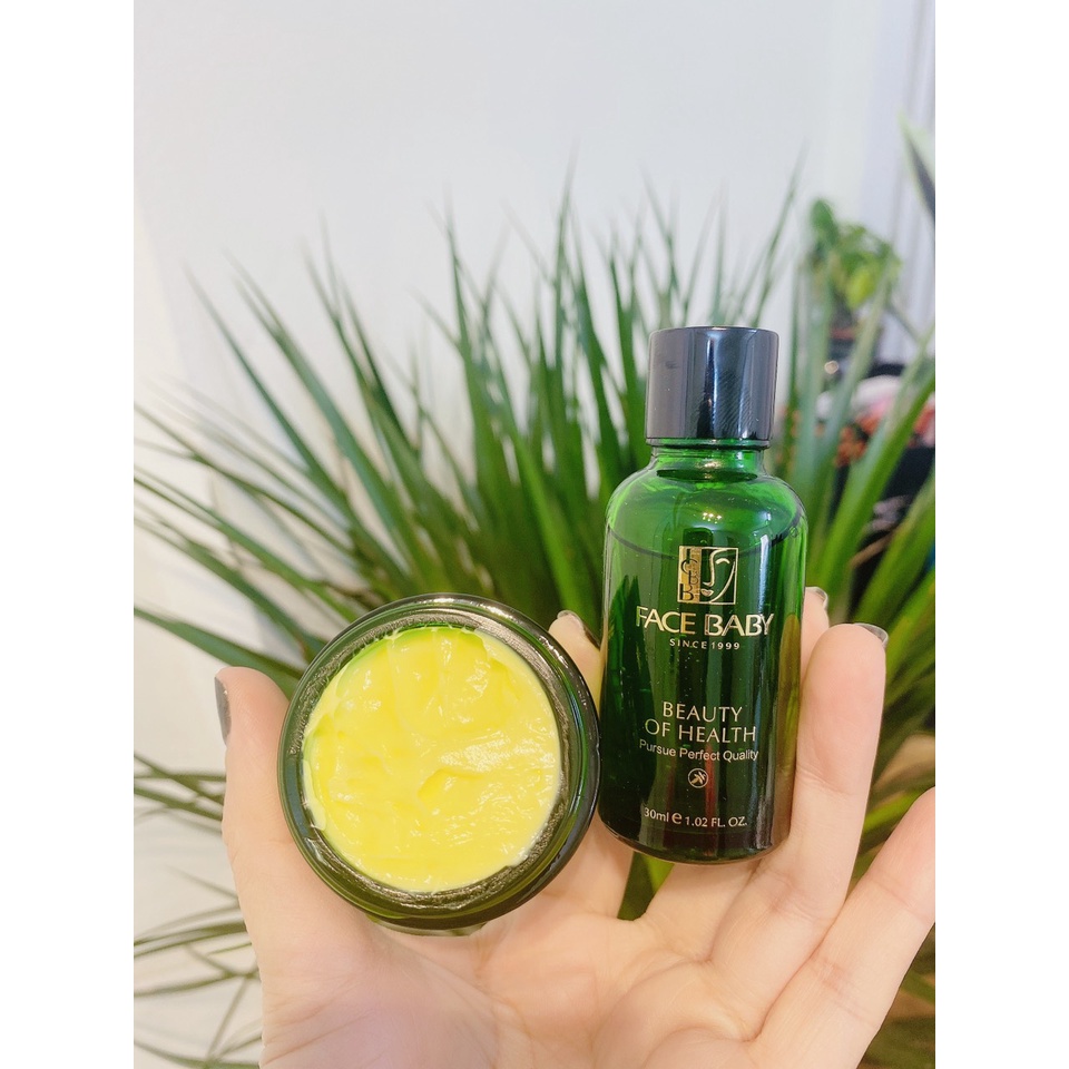 Kem FaceBaby xanh set 2 Chính hãng