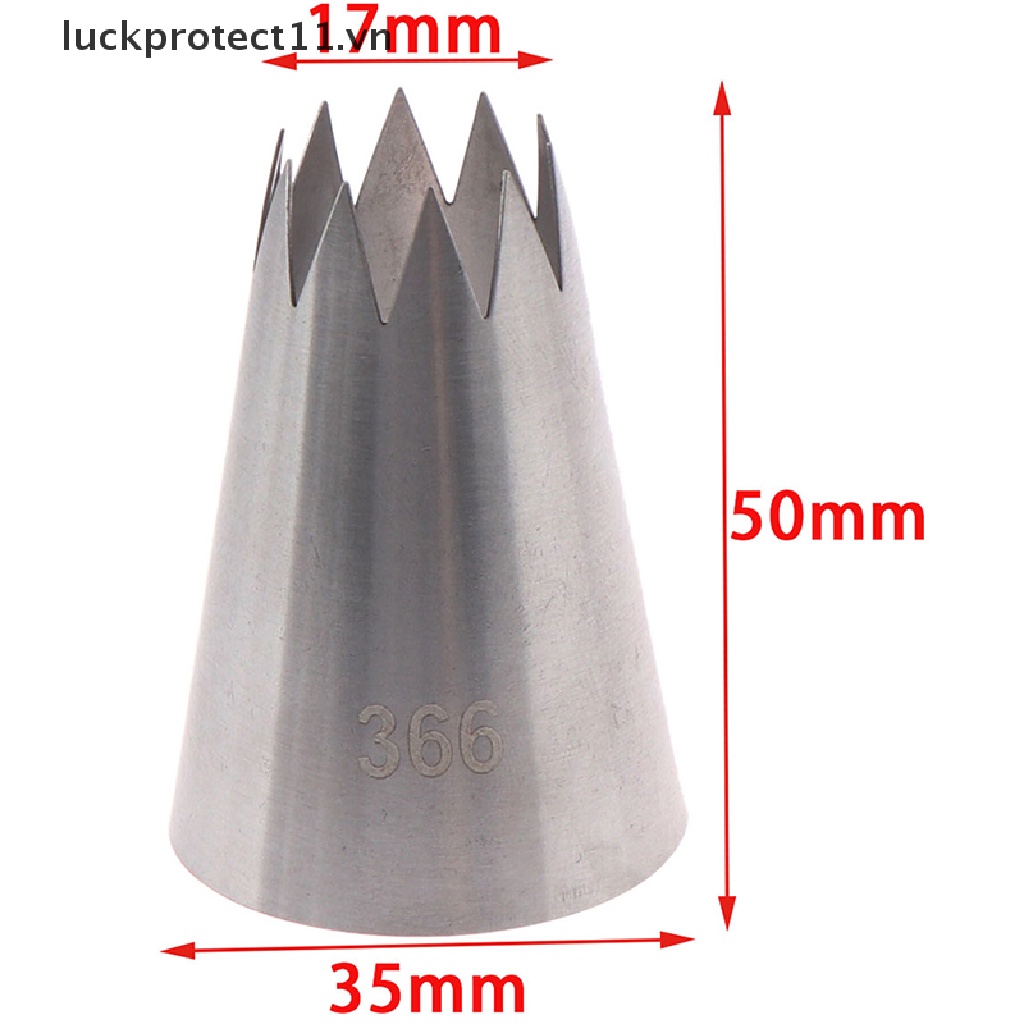 Bộ 11 Đuôi Bắt Kem Bằng Thép Không Gỉ Trang Trí Bánh #