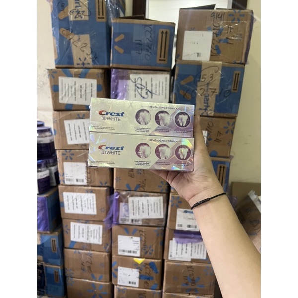 Hàng Mỹ- Kem đánh răng trắng răng Crest 3D White Brilliance mẫu mới date -2025