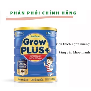 Sữa bột Nuti Grow Plus Xanh 1,5kg ( Mẫu Mới )