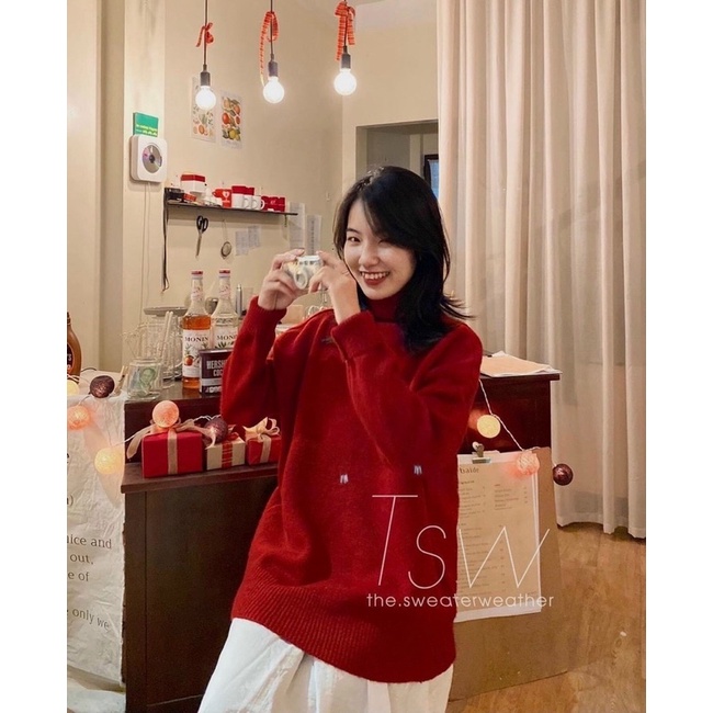 Áo len cổ lọ bassic chất dày ms179