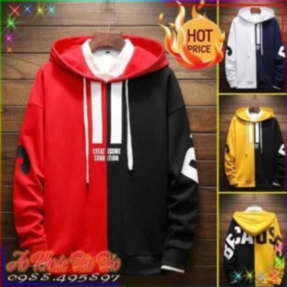 SIÊU RẺ ÁO HOODIE NỈ TỐT Because - HD700