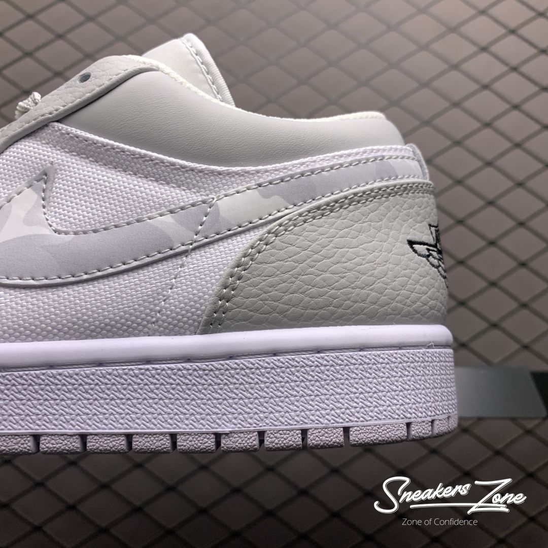 (FREESHIP+HỘP+QUÀ) Giày Thể Thao AIR JORDAN 1 Low White Camo Trắng Xám Cổ Thấp | BigBuy360 - bigbuy360.vn