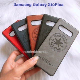 Samsung Galaxy S10plus Ốp lưng giả da Converse Siêu Hót Ảnh Thật 100%